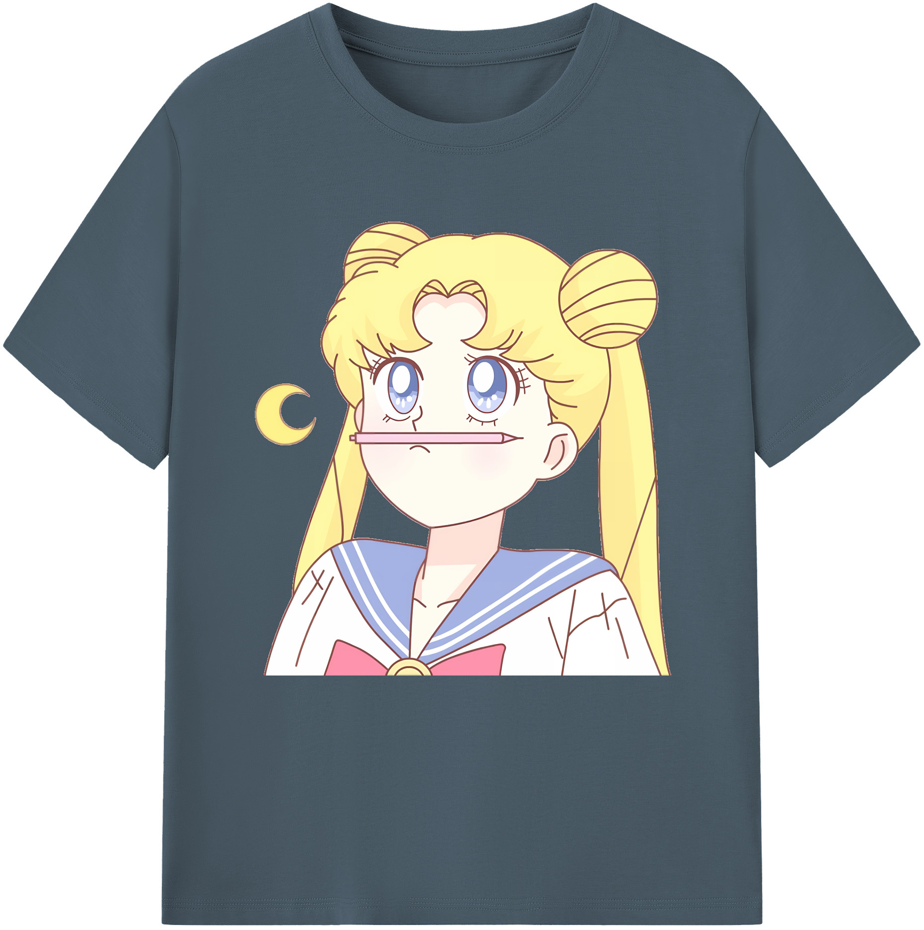 （画像用） 美少女戦士セーラームーン 愛野 美奈子 あいの みなこ Sailor Moon Aino Minako 綿100％半袖Tシャツ（フロントプリント）